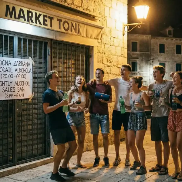 Alkoholverbot Kroatien in der Nacht
