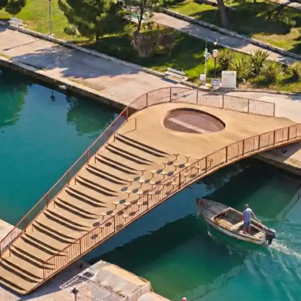 Bruecke Trogir Altstadt Festland