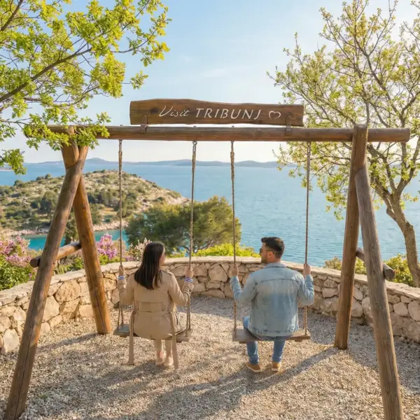 Tribunj Schaukel Fruehling